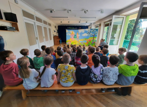 Teatrzyk pt. "Wyprawa fiołkowego smoka"